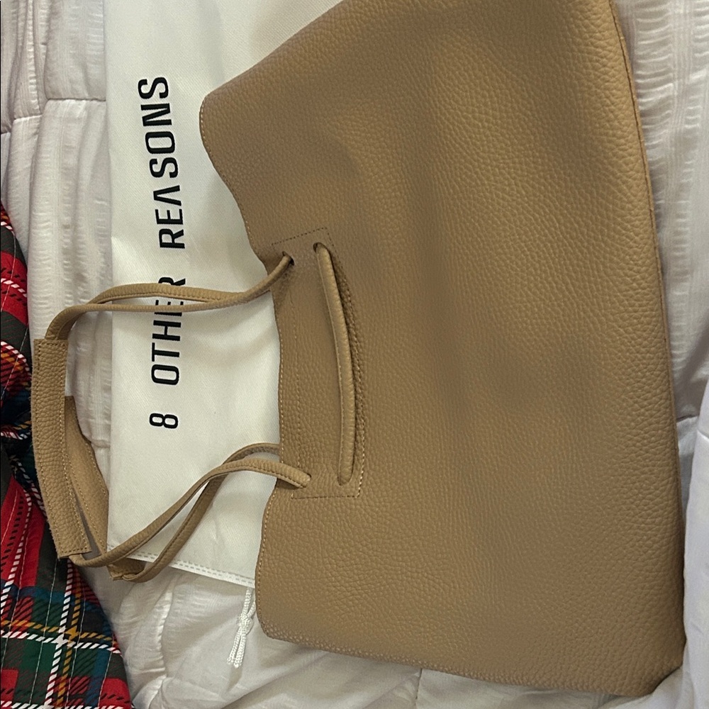 8 Other Reasons Tan Tote Bag